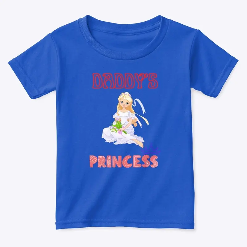 Daddy's Princess Girls Kids T Shirt